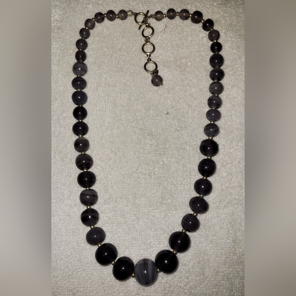Purple necklace